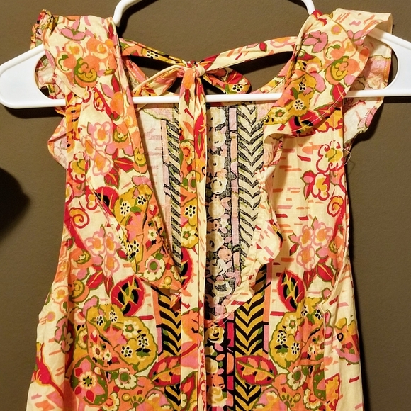 Free People Summer in Tulum Linen Blend Tunic - Picture 6 of 9